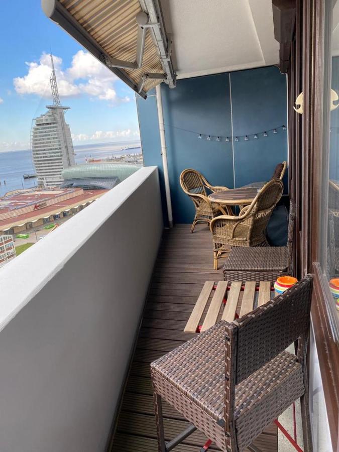 Ferienwohnung Weserblick Hundertwasser Bremerhaven Esterno foto