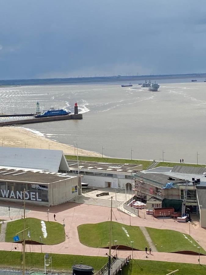 Ferienwohnung Weserblick Hundertwasser Bremerhaven Esterno foto