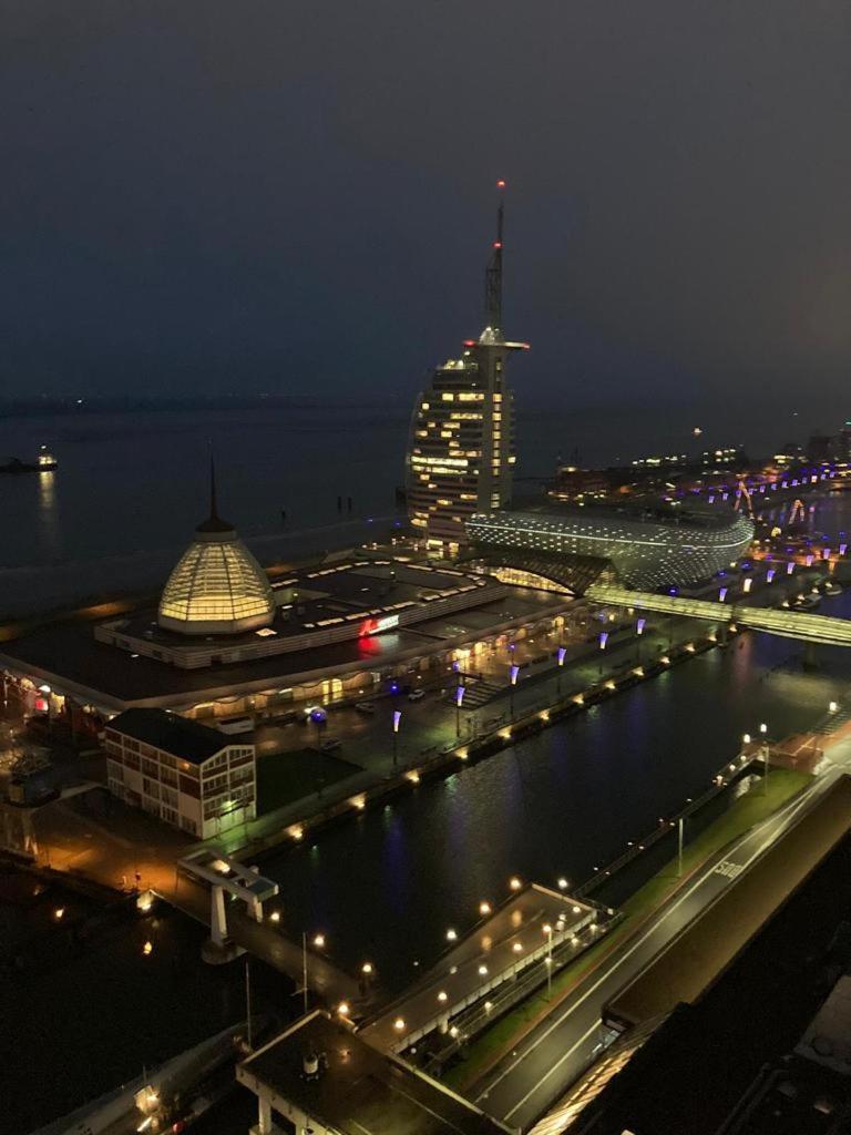 Ferienwohnung Weserblick Hundertwasser Bremerhaven Esterno foto
